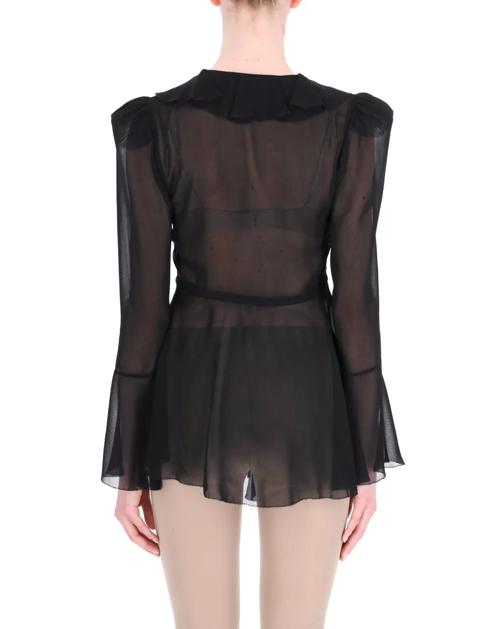 Philosophy Di Lorenzo Serafini Ruffled Georgette Shirt