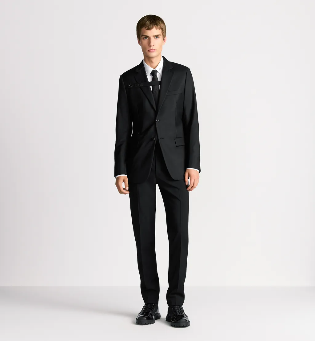 Jacket With Buttoned Strap