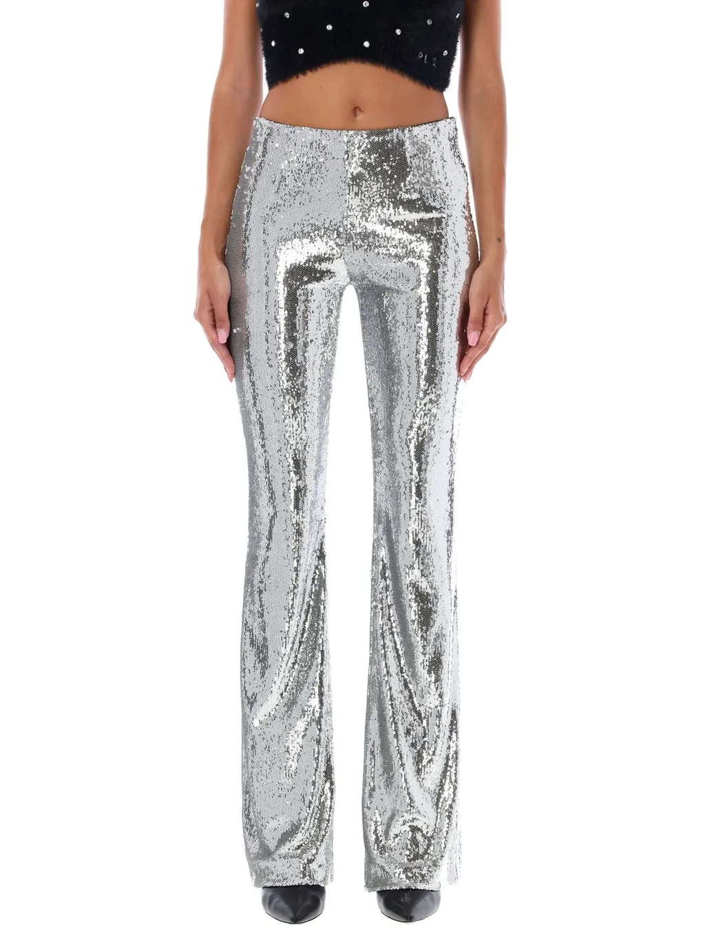 Philosophy Di Lorenzo Serafini High Waist Sequinned Trousers