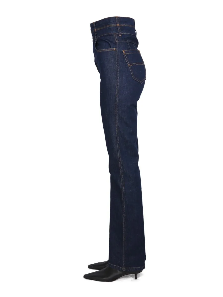 Philosophy Di Lorenzo Serafini Logo Jacquard Jeans