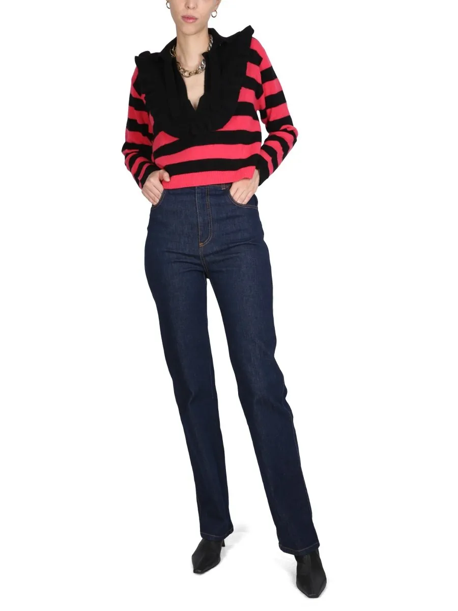 Philosophy Di Lorenzo Serafini Logo Jacquard Jeans