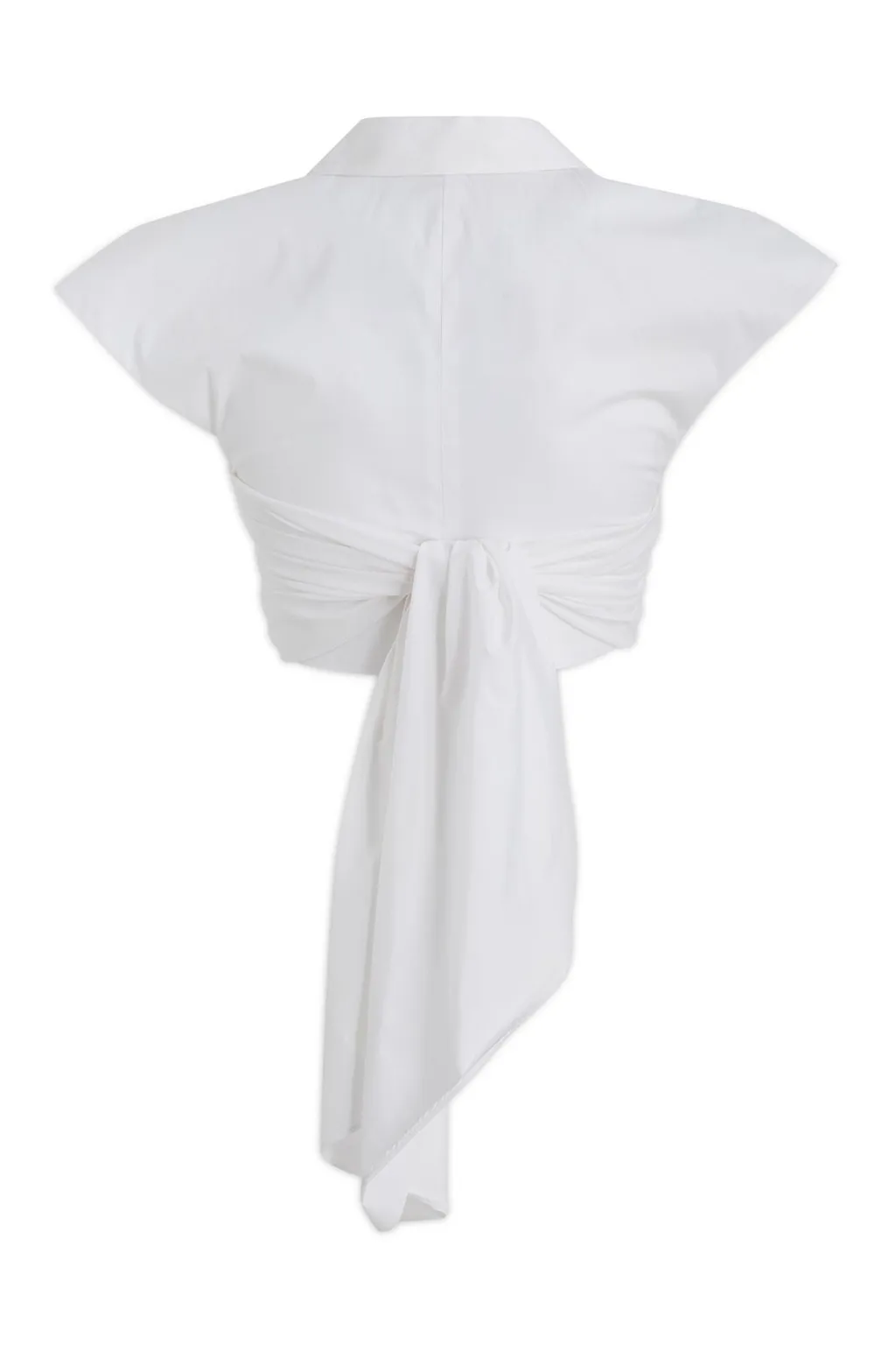 Philosophy Di Lorenzo Serafini Tie Fastened Cropped Blouse