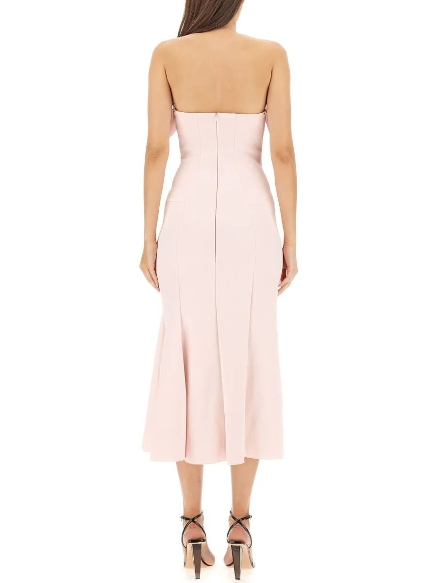 Philosophy Di Lorenzo Serafini Strapless Flared Hem Dress