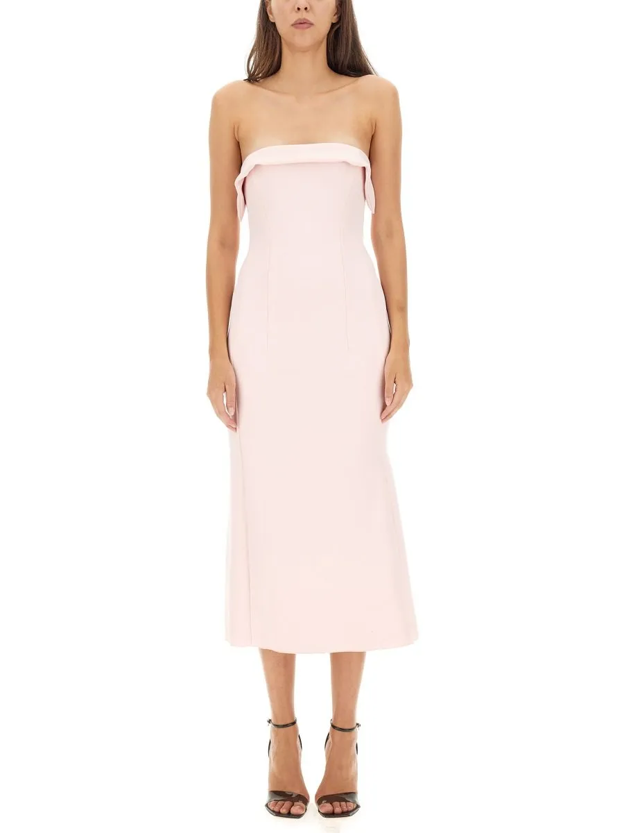 Philosophy Di Lorenzo Serafini Strapless Flared Hem Dress
