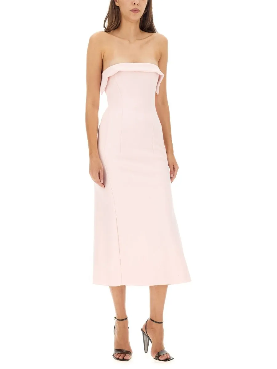 Philosophy Di Lorenzo Serafini Strapless Flared Hem Dress
