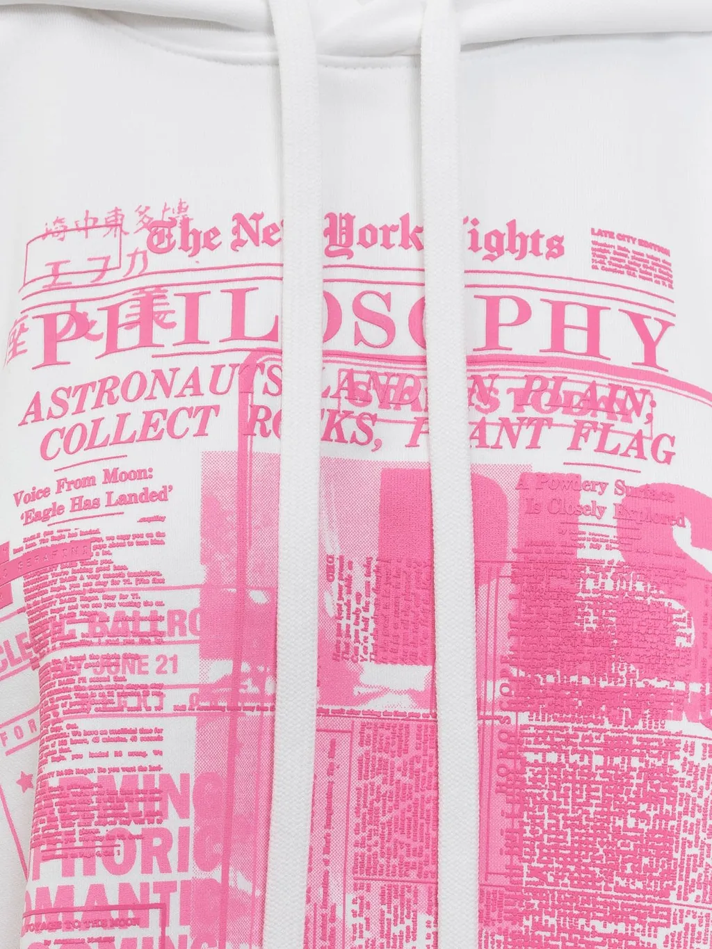 Philosophy Di Lorenzo Serafini Logo Printed Sleeveless Hoodie