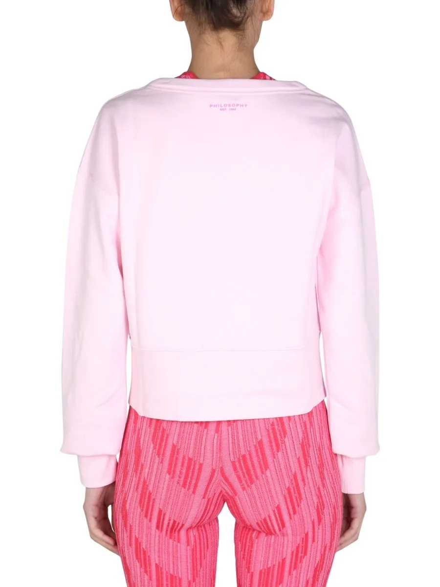 Philosophy Di Lorenzo Serafini Logo Printed Sweatshirt