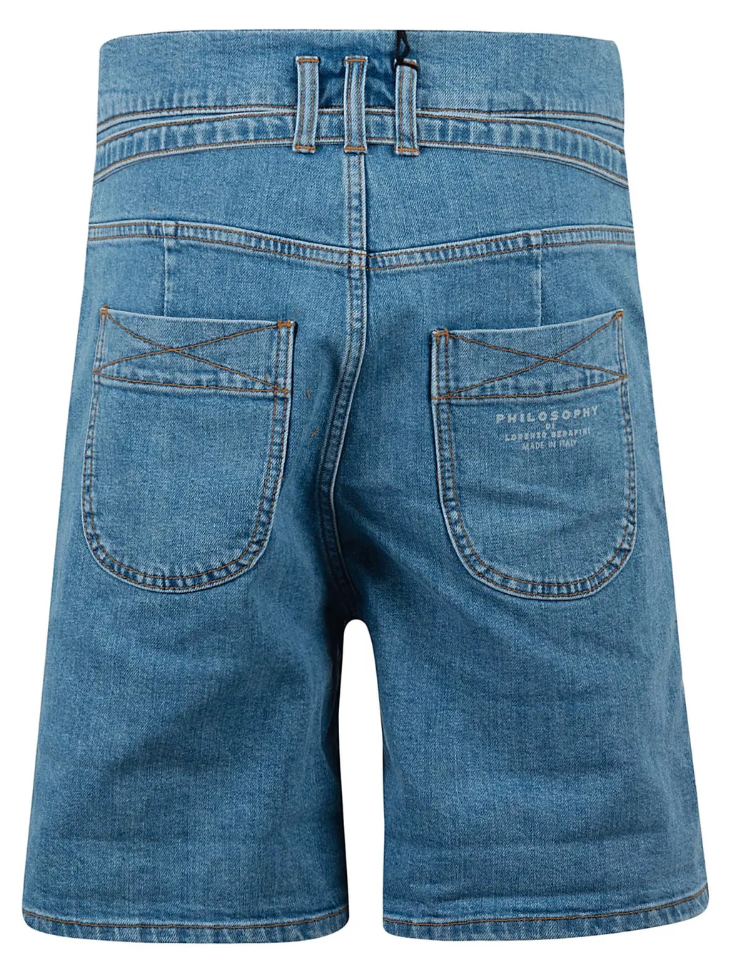 Philosophy Di Lorenzo Serafini Belted Denim Shorts