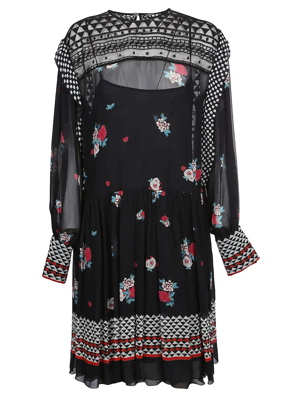 Philosophy Di Lorenzo Serafini Floral Printed Dress