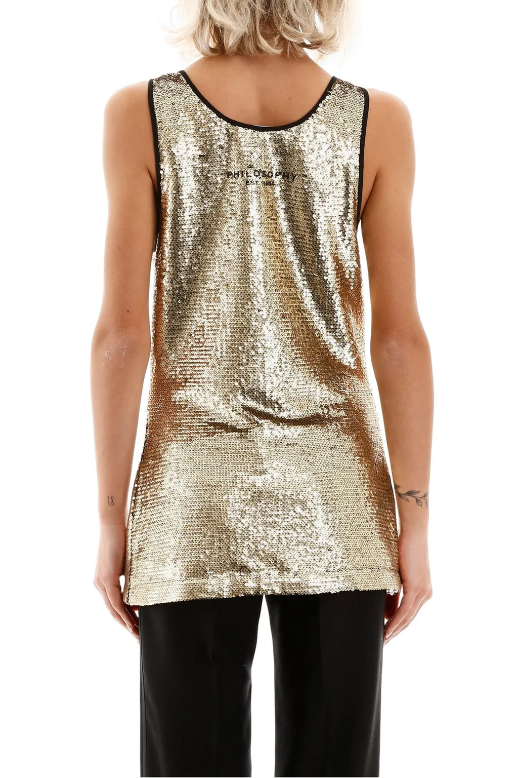 Philosophy Di Lorenzo Serafini Sequined Top