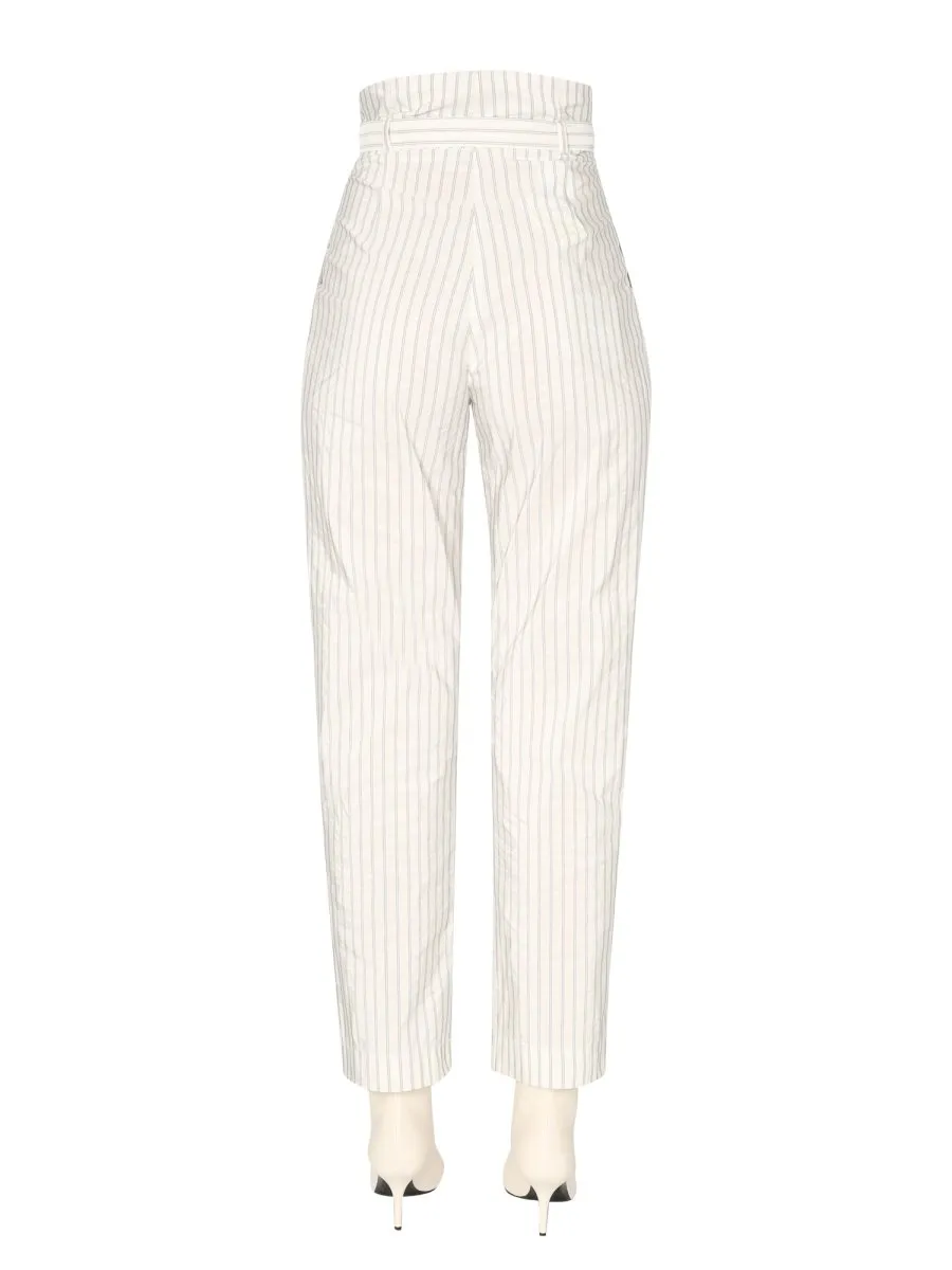 Philosophy Di Lorenzo Serafini Striped Taffeta Trousers