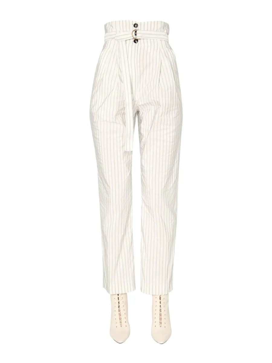 Philosophy Di Lorenzo Serafini Striped Taffeta Trousers