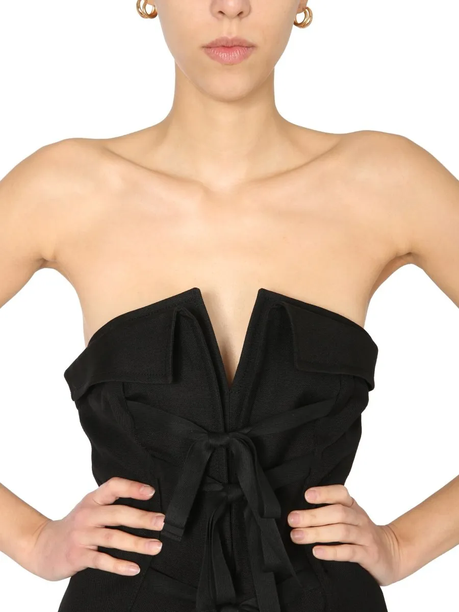 Philosophy Di Lorenzo Serafini Bustier Jumpsuit