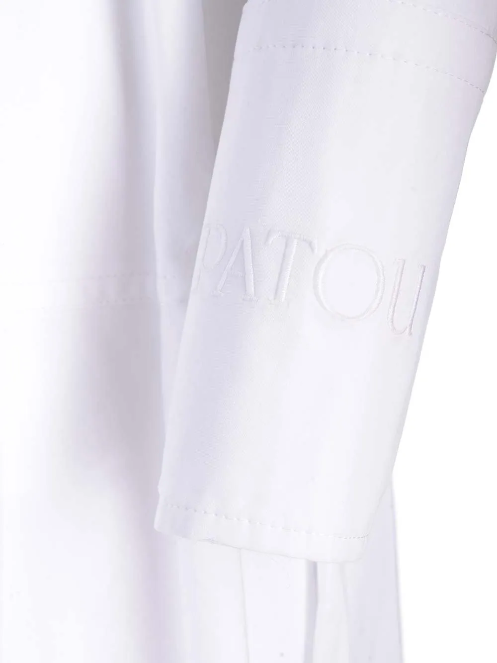 Patou Elasticated-Waist Long Sleeved Maxi Dress