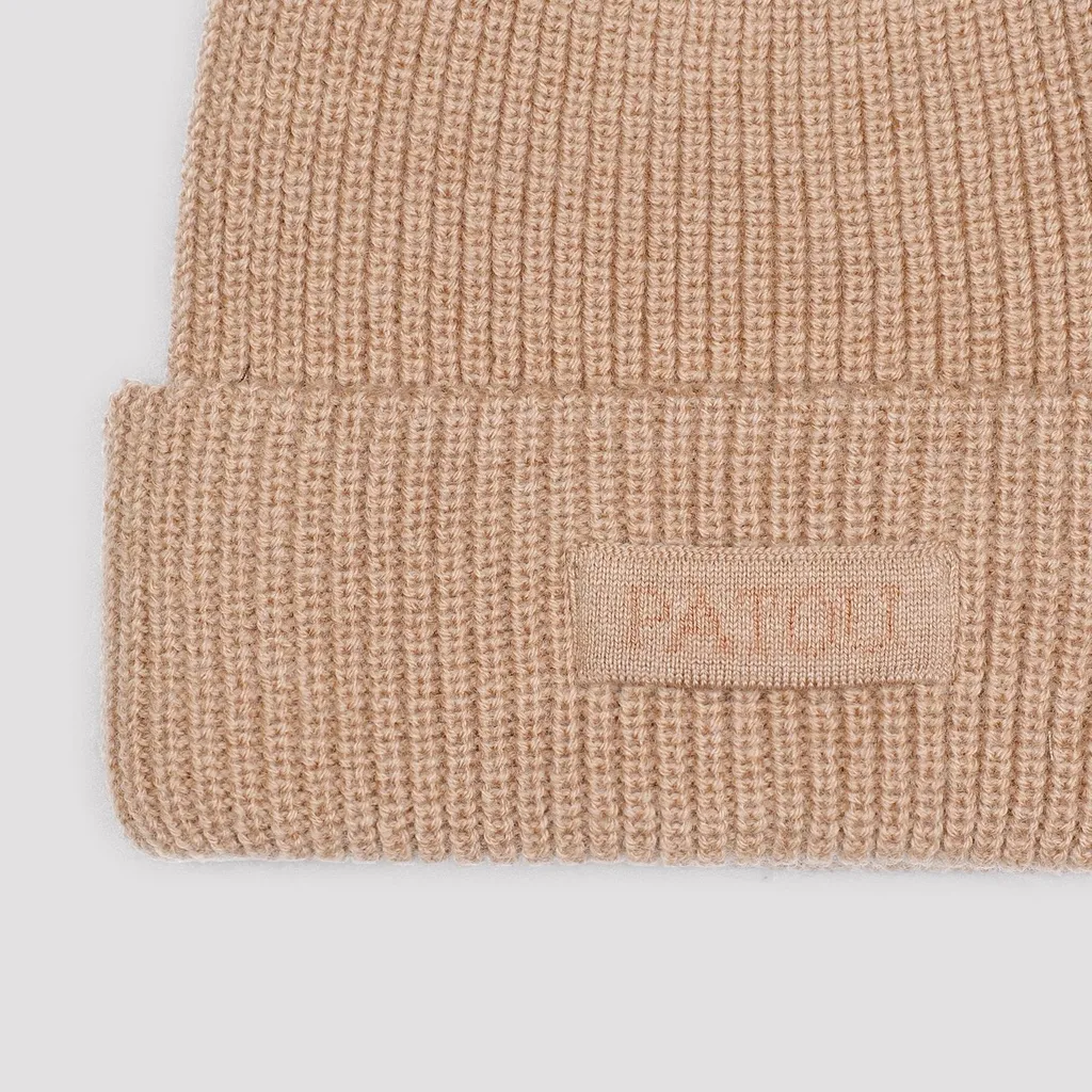 Patou Ribbed Beanie Hat