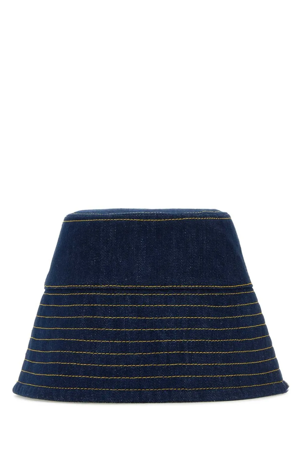 Patou Logo-Embroidered Denim Bucket Hat