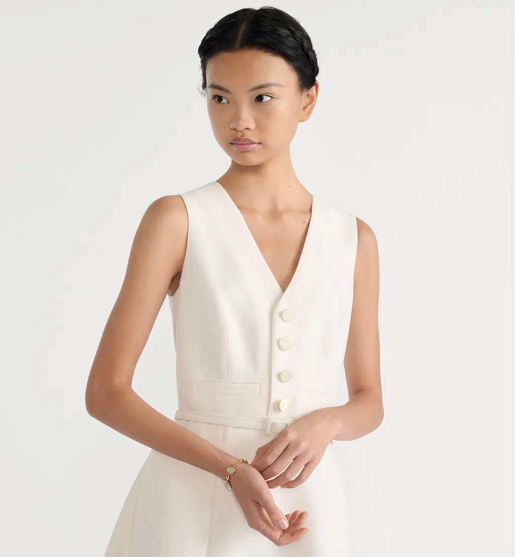 Mid-Length Flared Dress With Belt