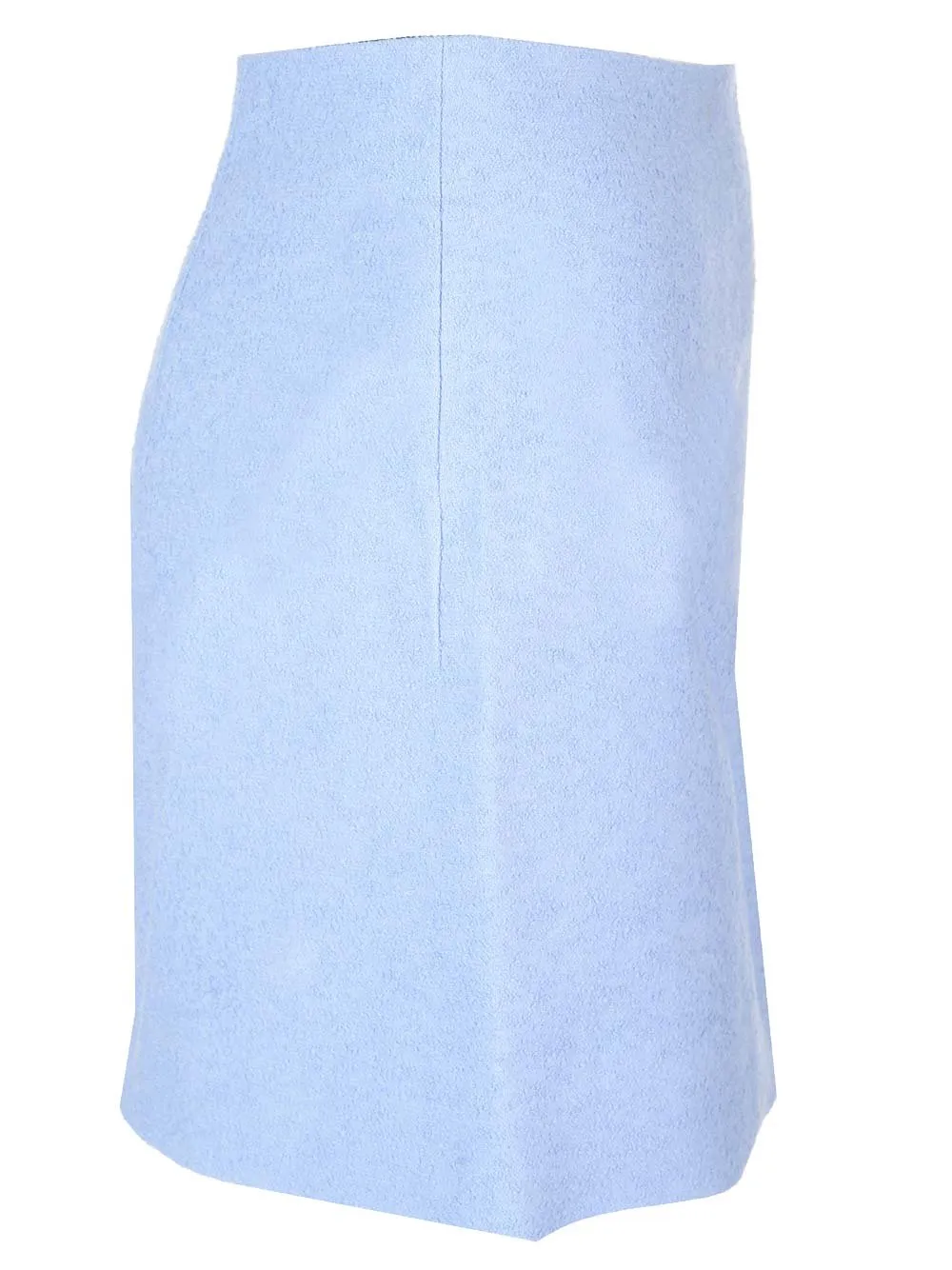 Patou High-Waisted Zipped Mini Skirt