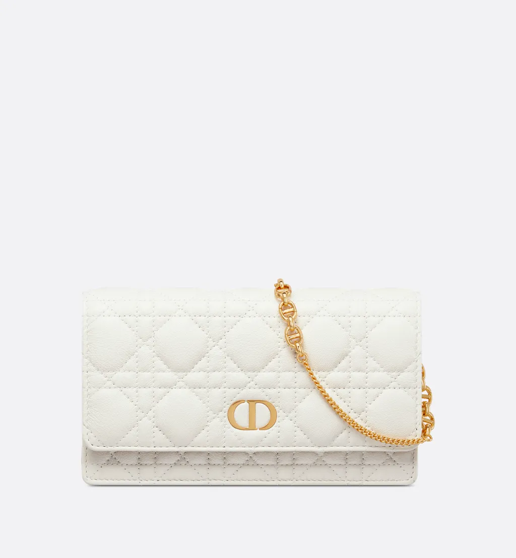 Dior Caro Pouch With Chain