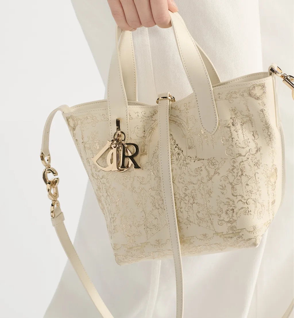 Small Dior Toujours Vertical Tote Bag