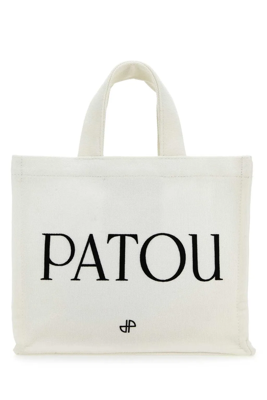 Patou Small Logo-Printed Top Handle Bag