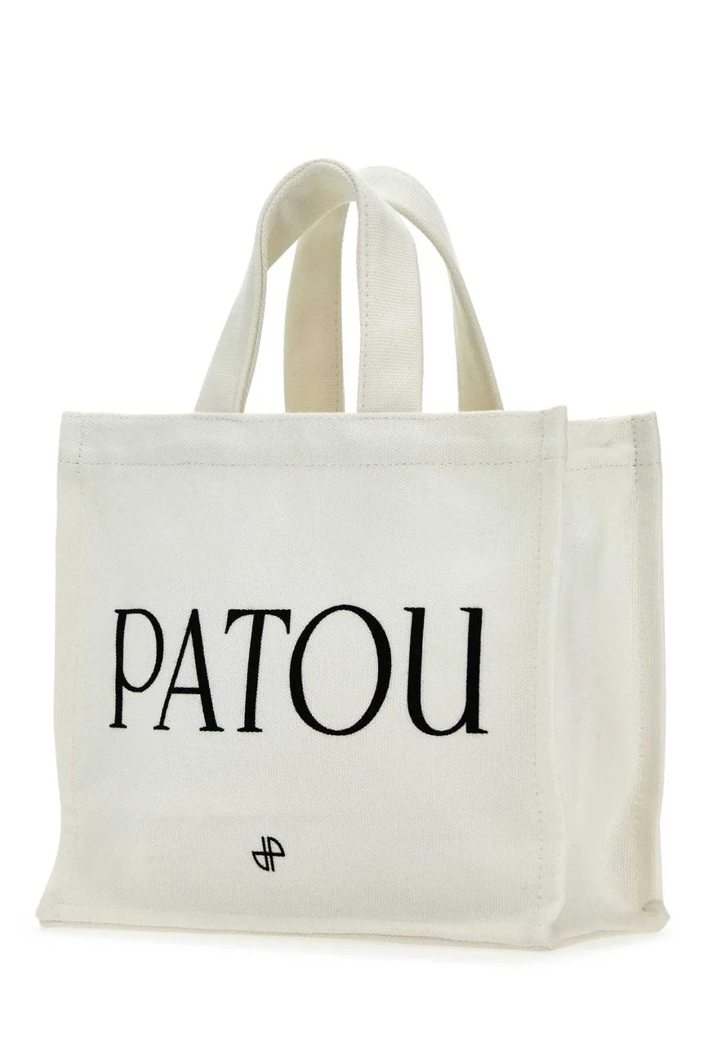 Patou Small Logo-Printed Top Handle Bag