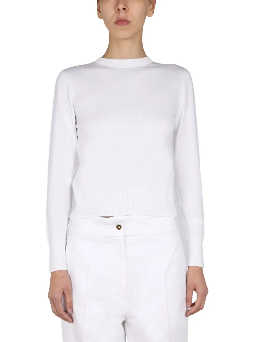 Patou Bow Detailed Cut-Out Top