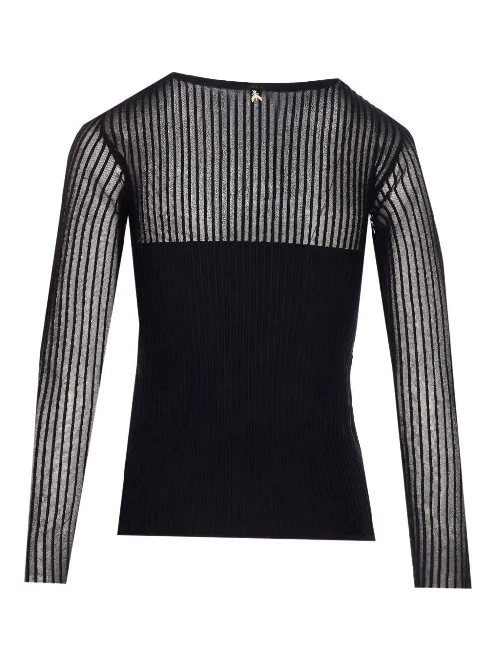 Patrizia Pepe Sheer Striped Knitwear