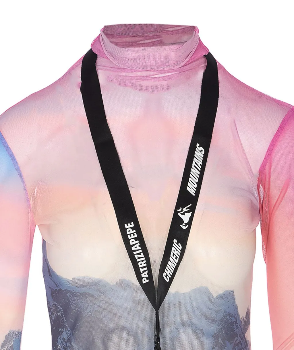 Patrizia Pepe Printed High Neck Top