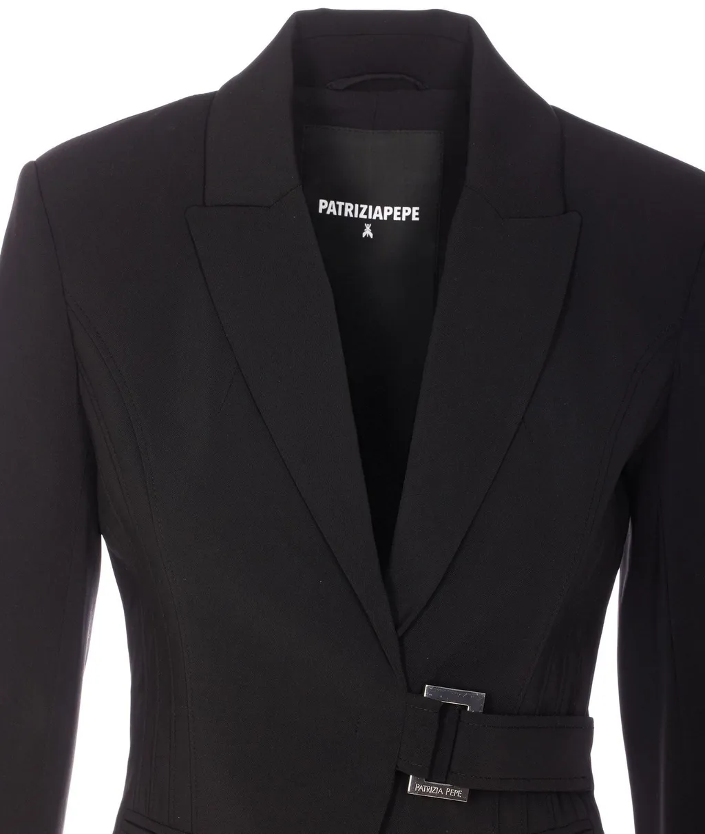 Patrizia Pepe V-Neck Fitted Jacket