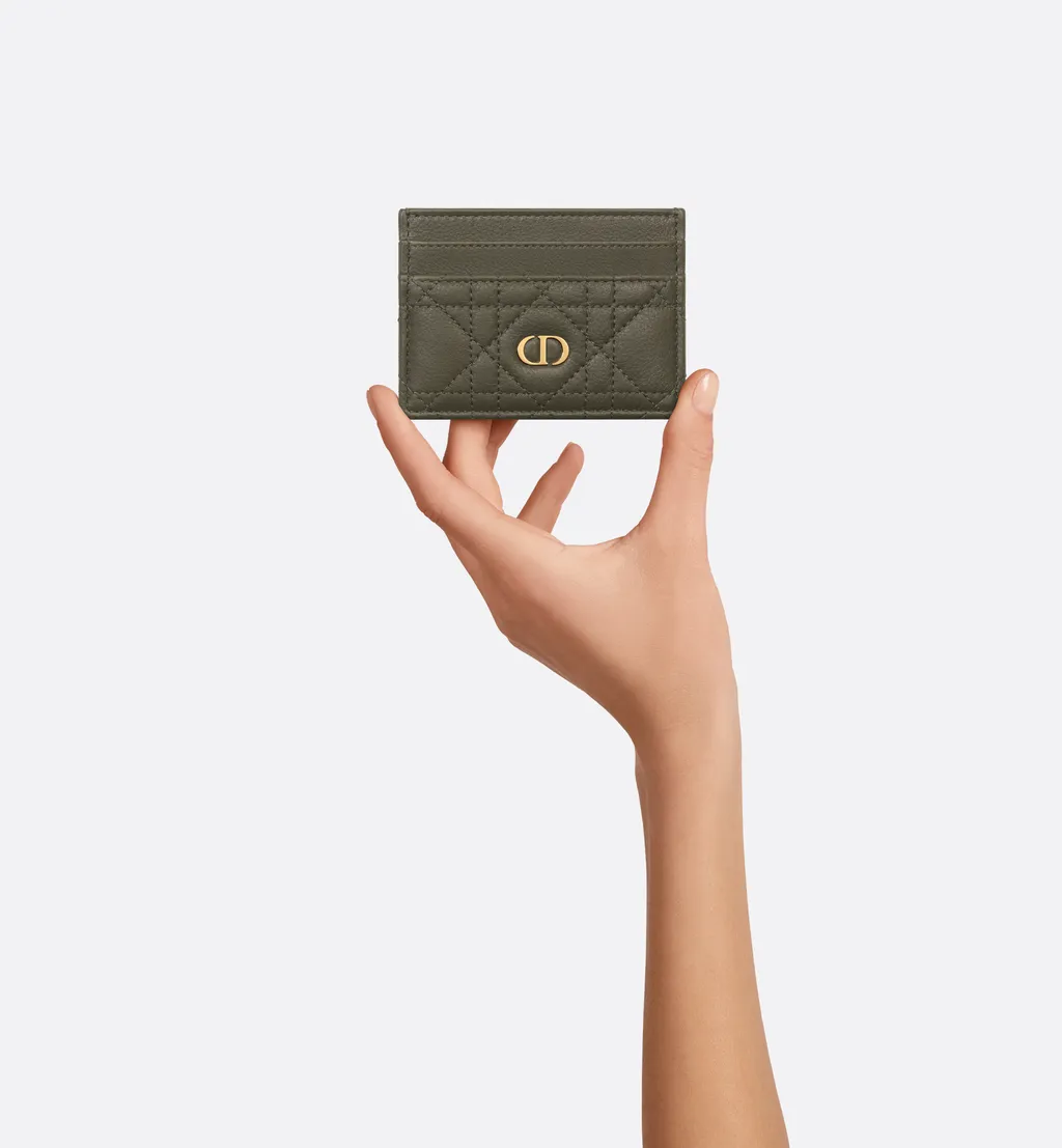 Dior Caro Freesia Card Holder