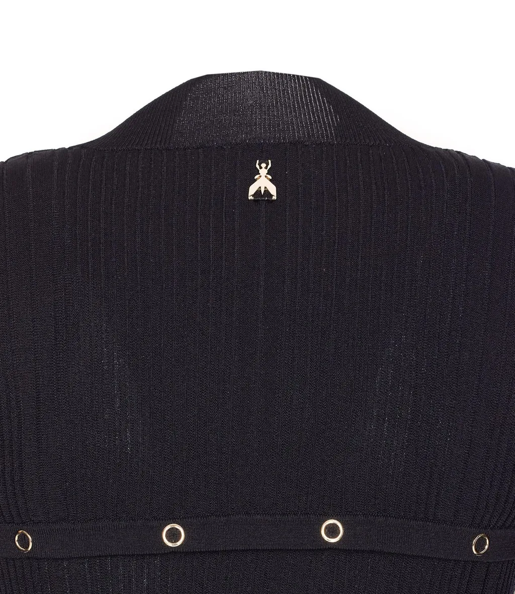 Patrizia Pepe Button-Detail High-Neck Knitwear