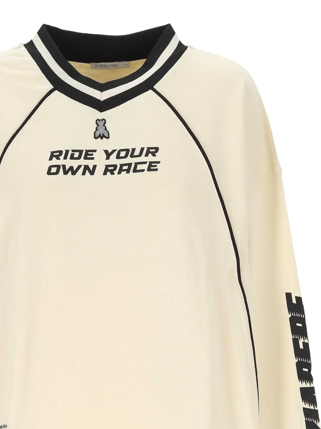 Patrizia Pepe Graphic Long-Sleeve Top
