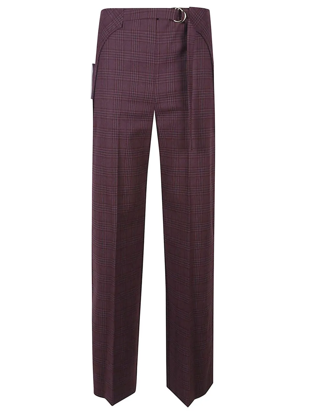 Patrizia Pepe Check Patterned Pants