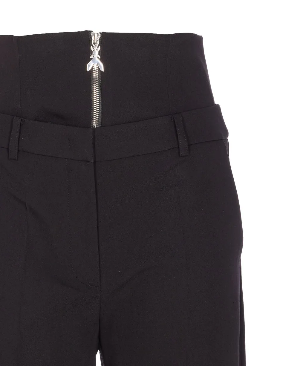 Patrizia Pepe High-Waist Zip Detail Pants