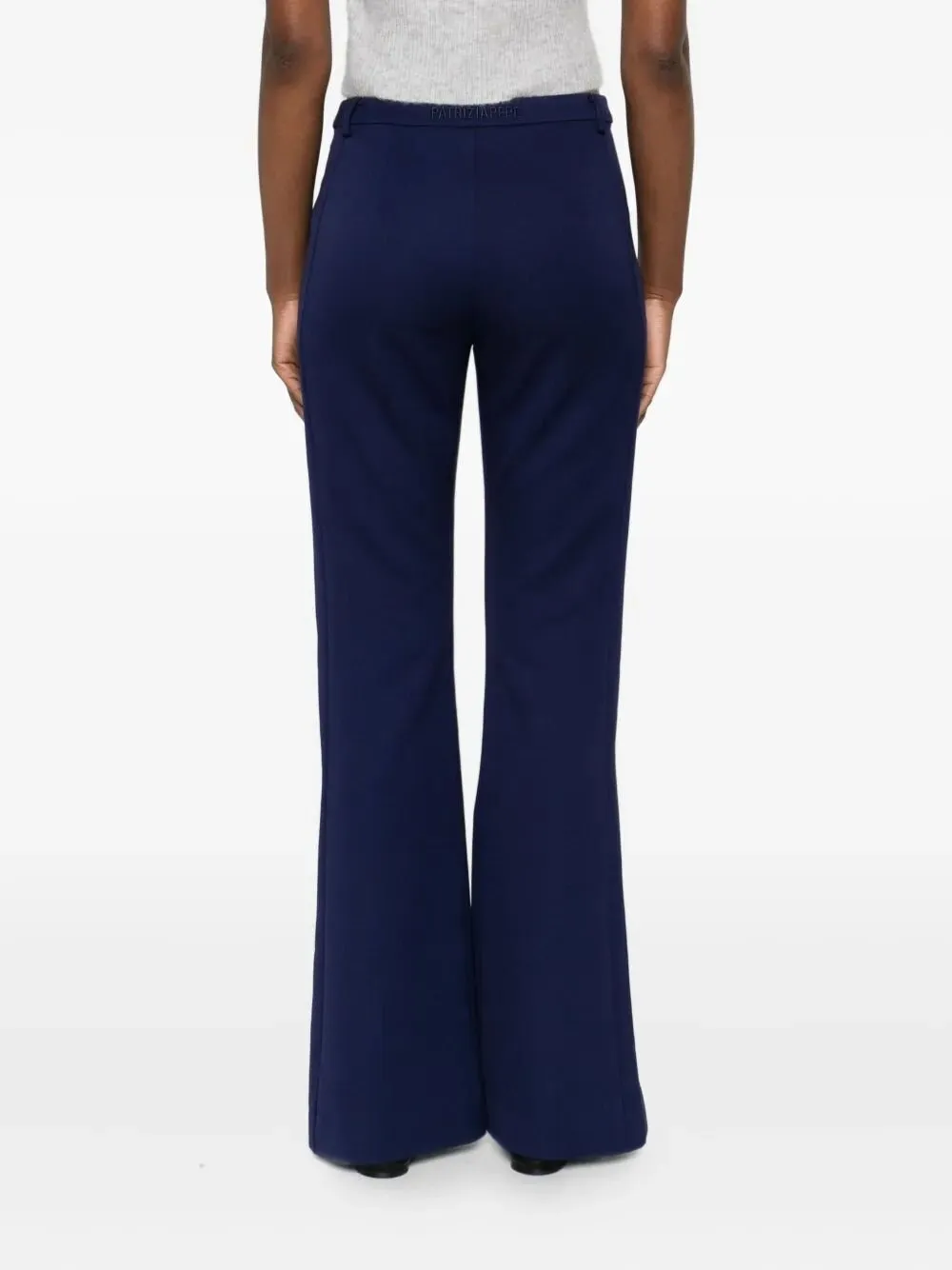 Patrizia Pepe Flared Split-Hem Pants