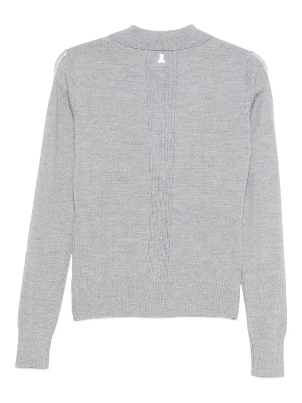 Patrizia Pepe Button-Up Knit Sweater