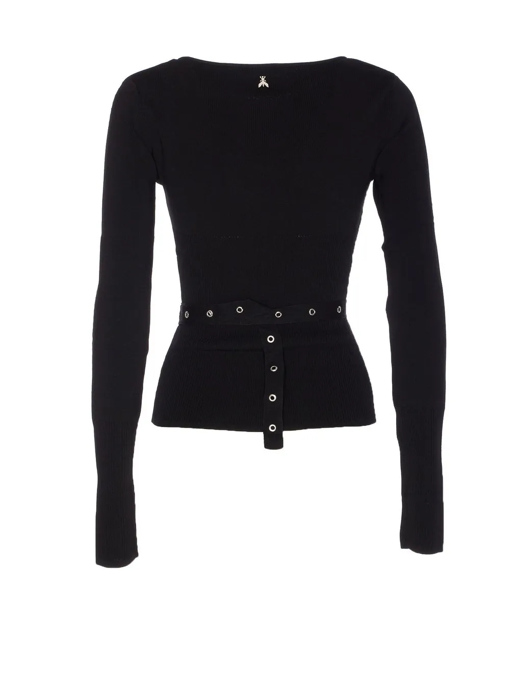 Patrizia Pepe Belted Crewneck Sweater