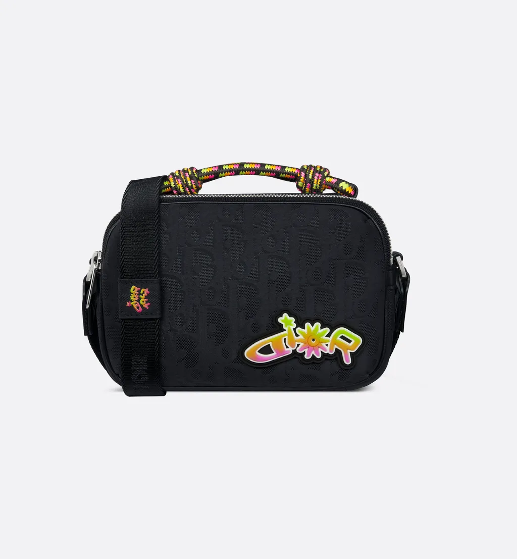 Mini Dior And Lewis Hamilton Zipped Bag