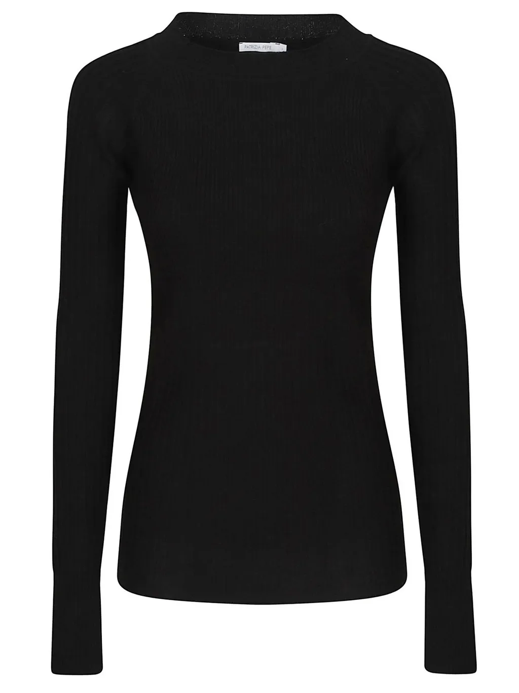 Patrizia Pepe Ribbed Knit Sweater