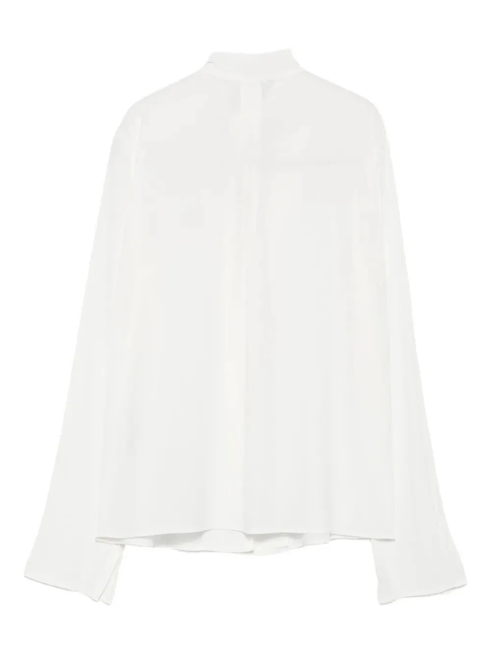 Patrizia Pepe Tie-Neck Viscose Shirt