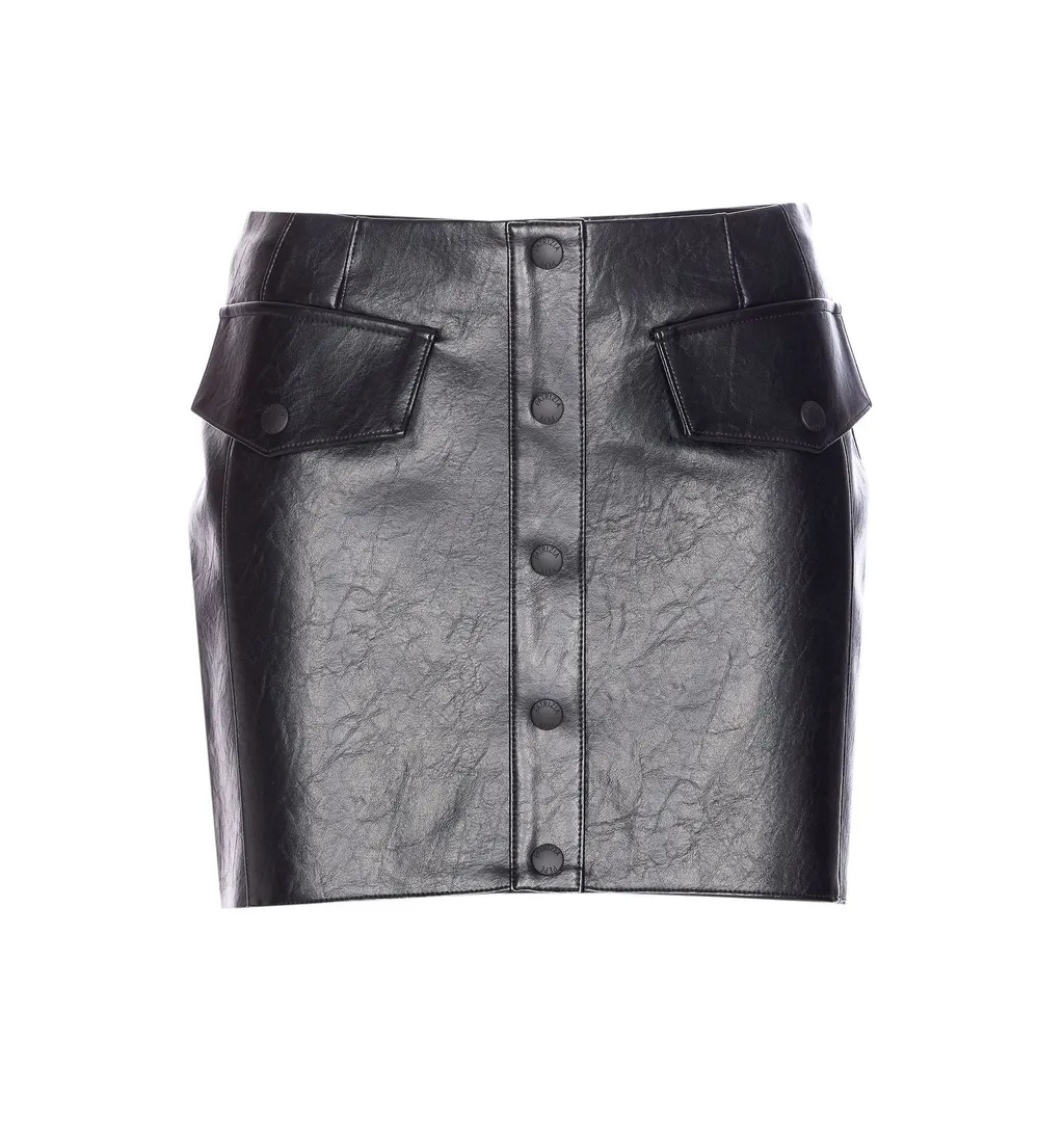 Patrizia Pepe Buttoned Mini Skirt