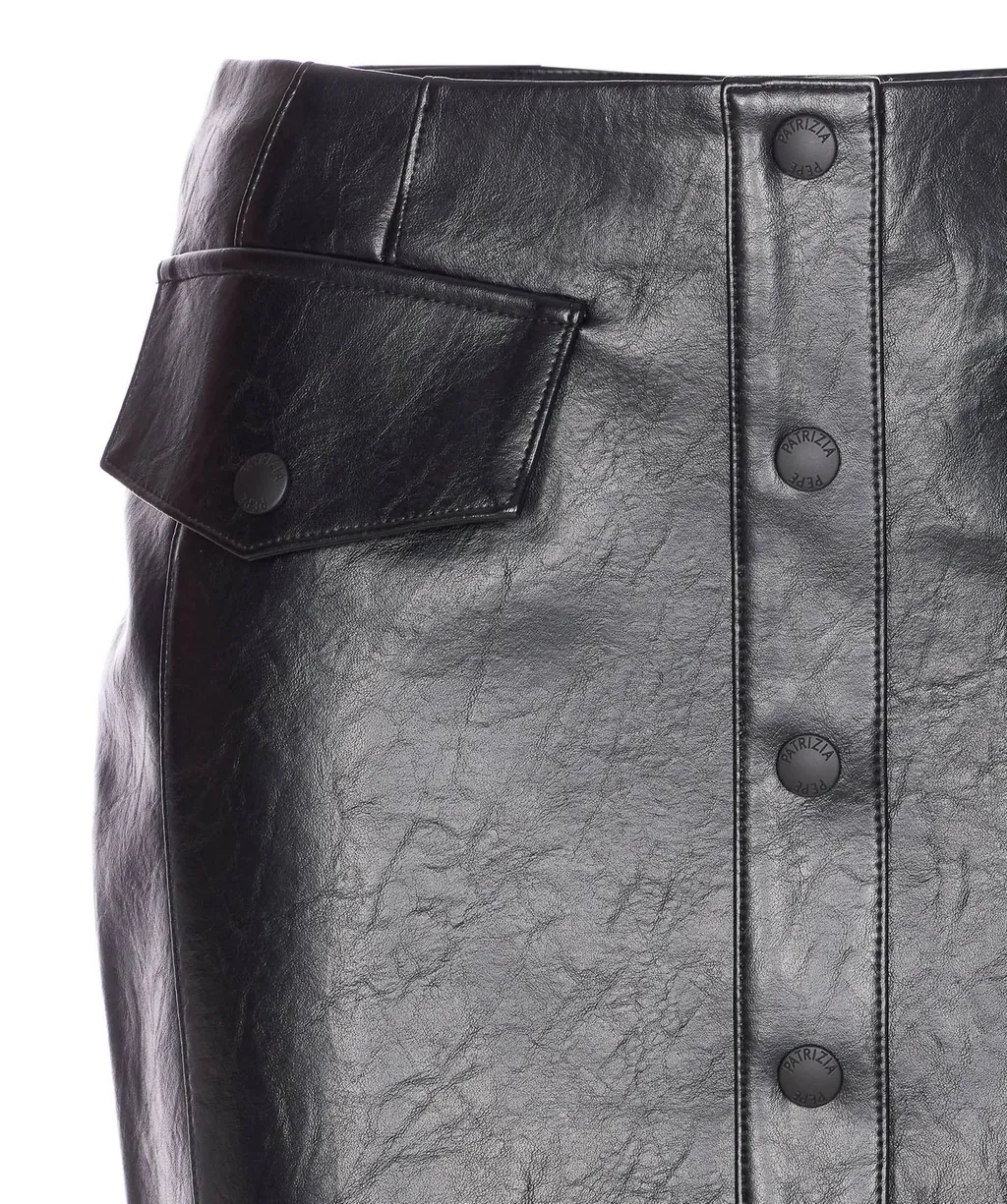 Patrizia Pepe Buttoned Mini Skirt