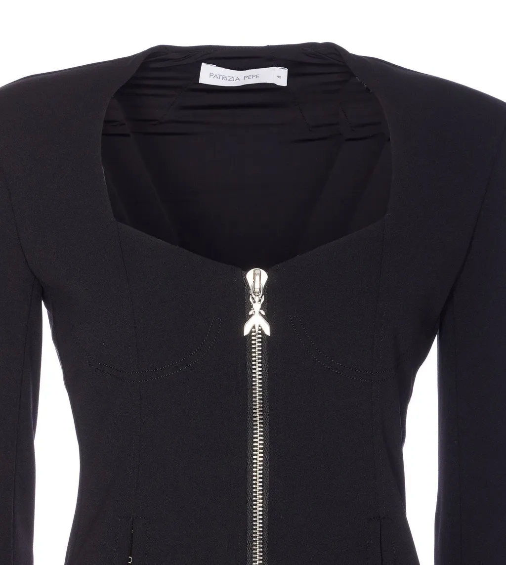 Patrizia Pepe Zip-Front Jacket
