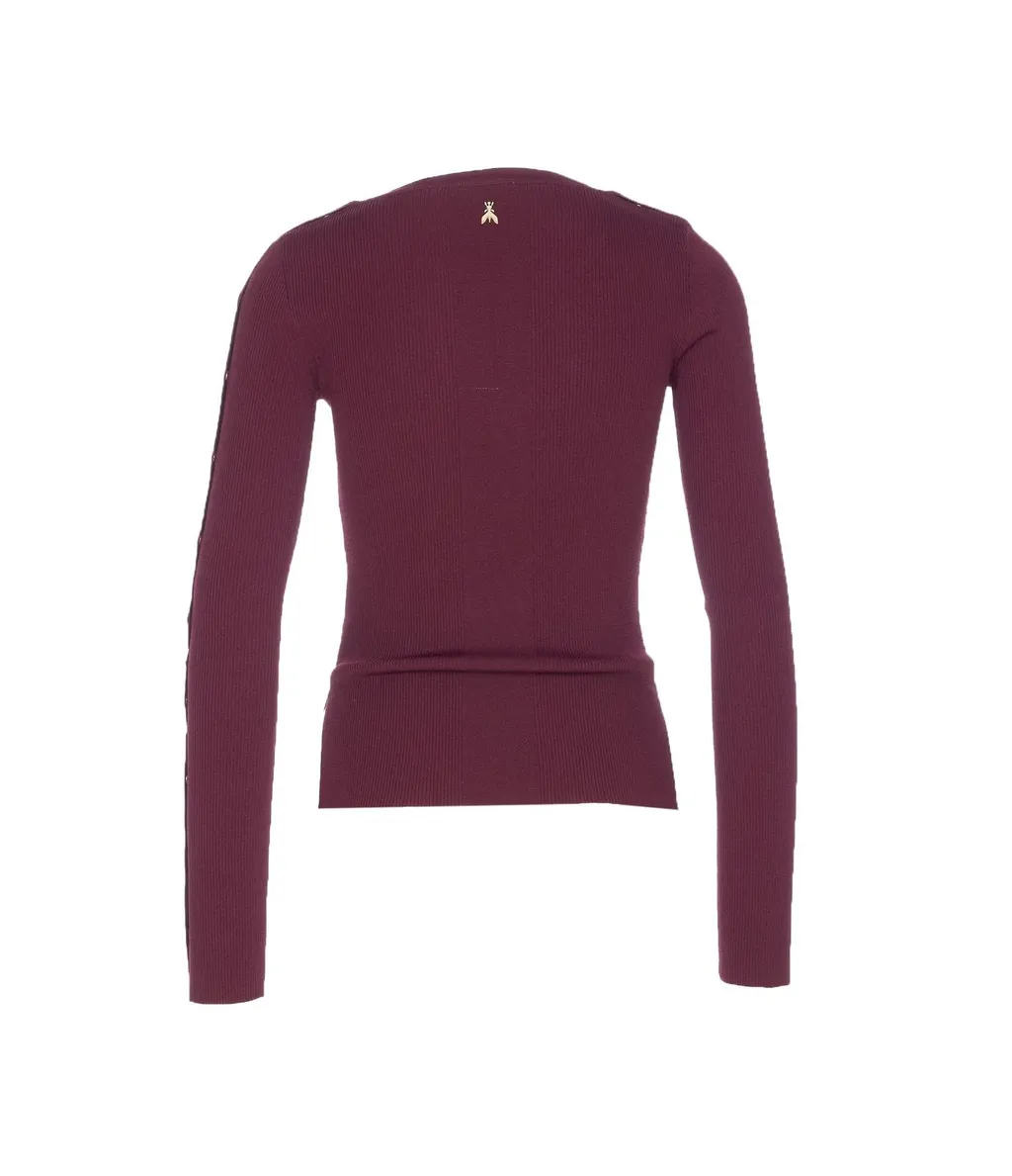 Patrizia Pepe Button-Shoulder Knitwear