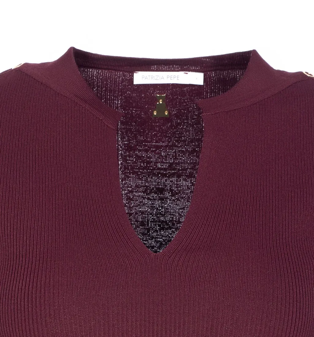 Patrizia Pepe Button-Shoulder Knitwear