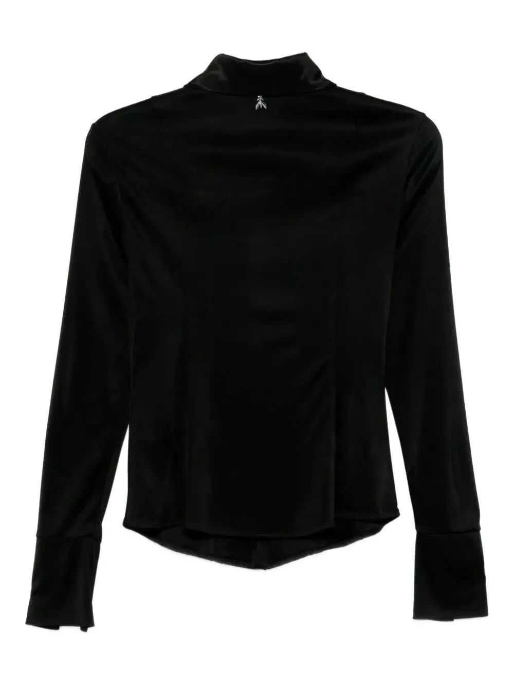 Patrizia Pepe Satin Button-Up Top