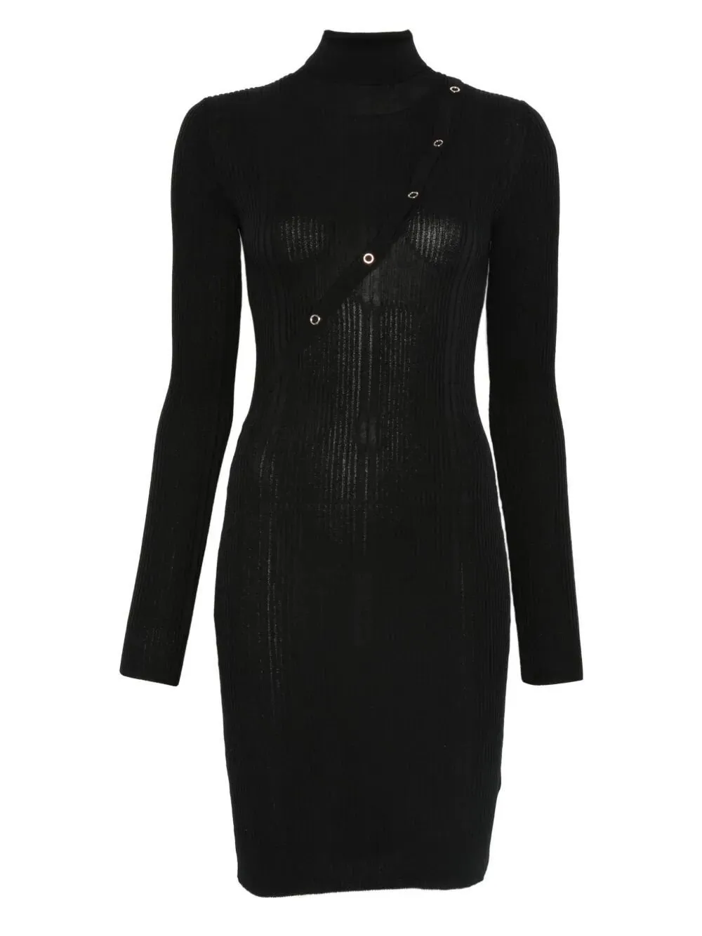 Patrizia Pepe Button-Detail Knit Dress