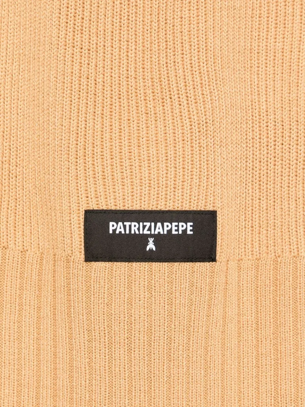 Patrizia Pepe Ribbed Knit Scarf