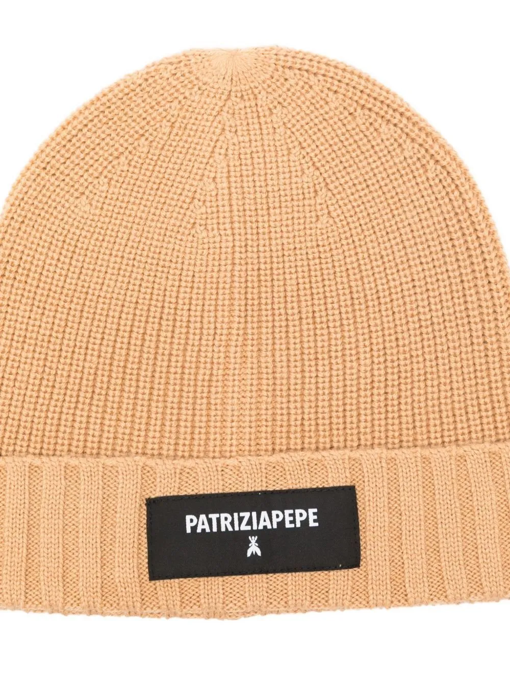 Patrizia Pepe Ribbed Knit Hat